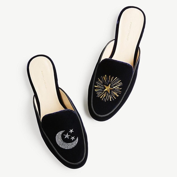 Shoes - Velvet Moon & Stars Loafer Mules